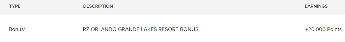 Ritz Carlton Orlando bonus points