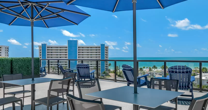 Rooftop deck at Cambria Hotel St Petersburg Maderia