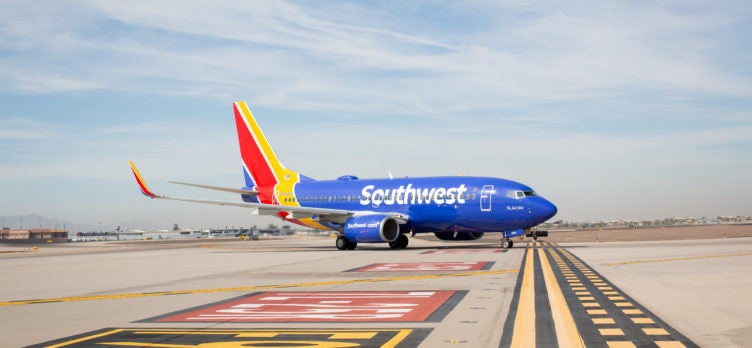 Southwest Airlines on tarmac