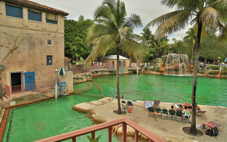 Venetian Pool in Coral Gables. Venetian Pool in Coral Gables