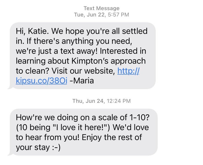 kimpton hotel monaco philadelphia customer service