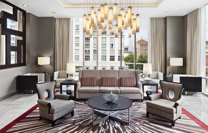 lobby at Cambria Hotel White Plains Downtown