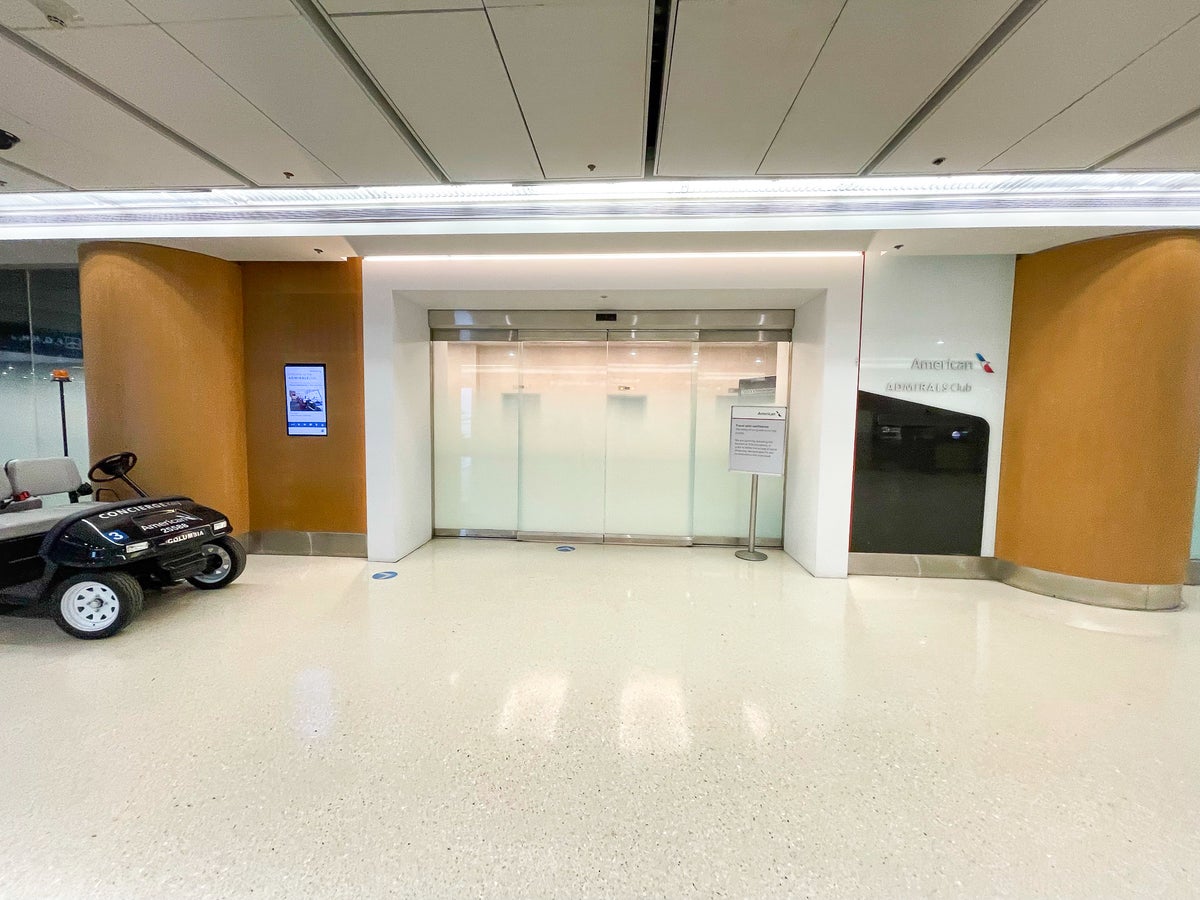 Admirals Club Miami International Airport Door