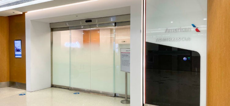 Admirals Club Miami International Airport Entrance