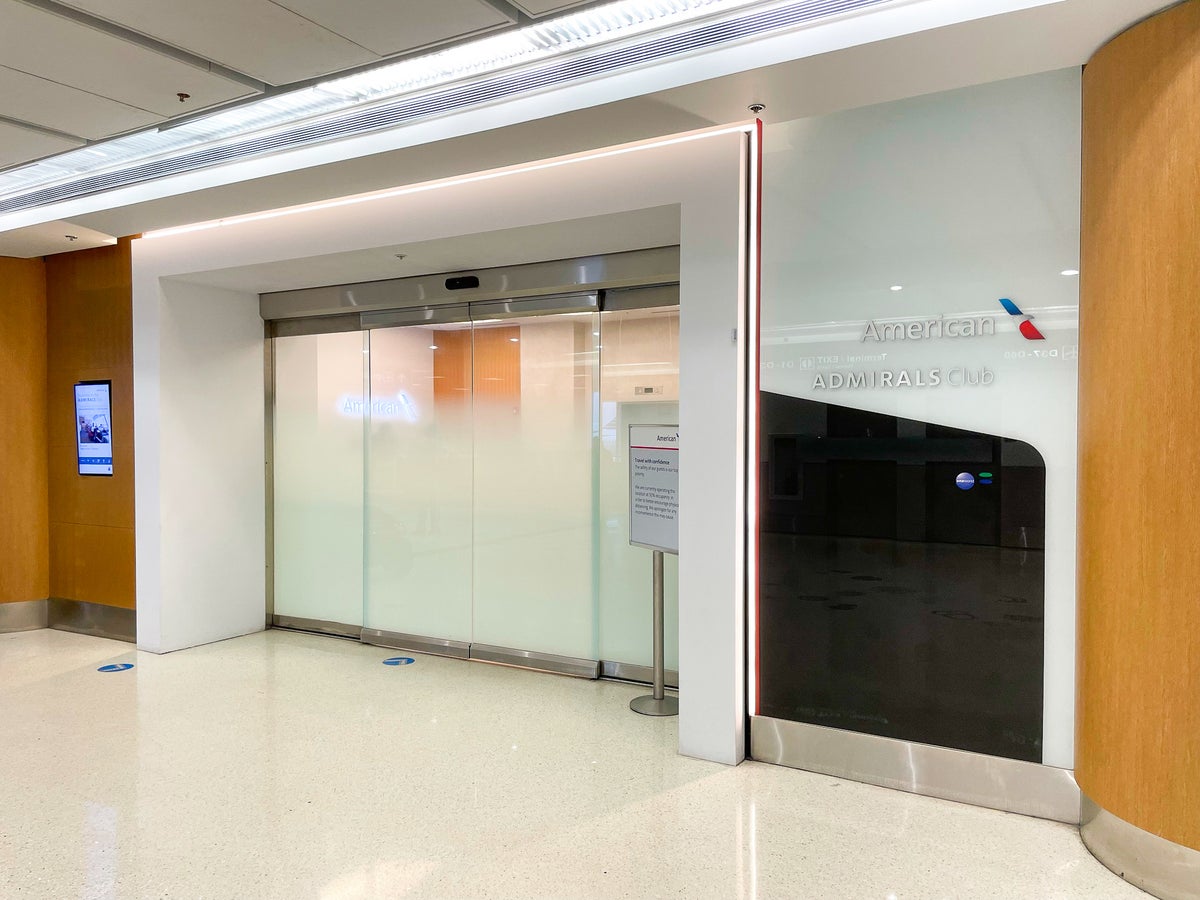 Admirals Club Miami International Airport Entrance
