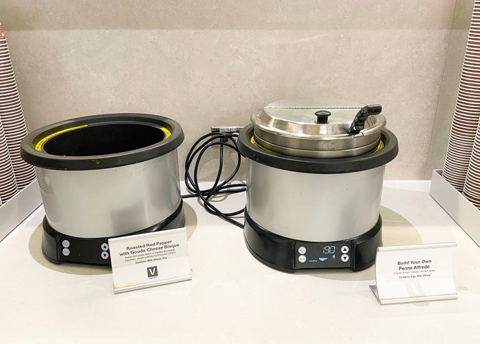 Admirals Club Miami International Airport Soup