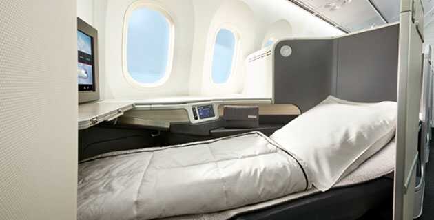 Air Canada Business Class Lie Flat Seat