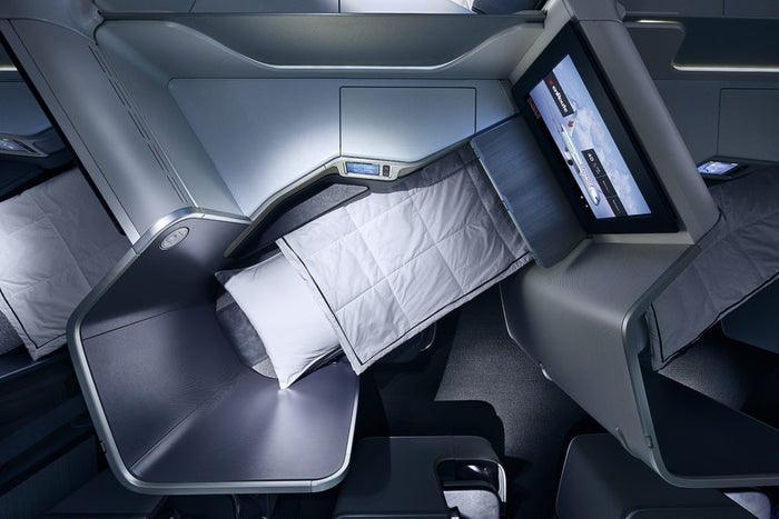 Air Canada Signature Class top view