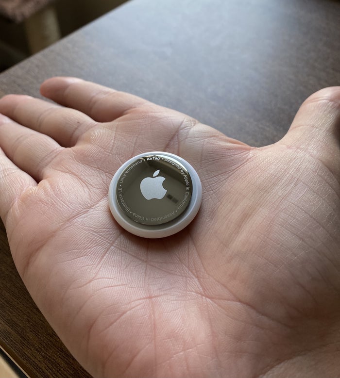 AirTag In Hand 