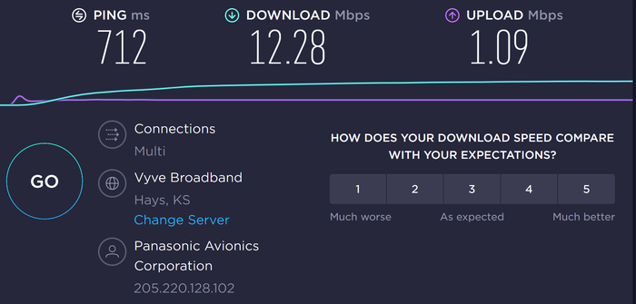 American Airlines First Flagship Business Class Miami to Boston internet speed