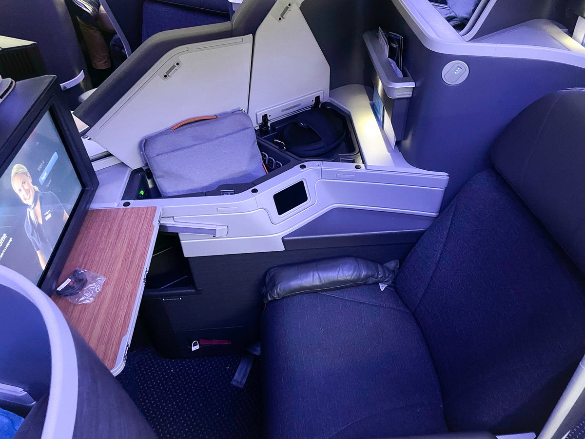 American Airlines First Flagship Business Class Miami to Boston seat