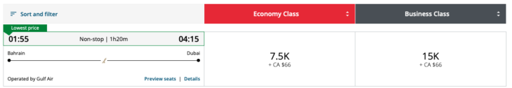 Bahrain to Dubai Aeroplan Bahrain to Dubai Aeroplan