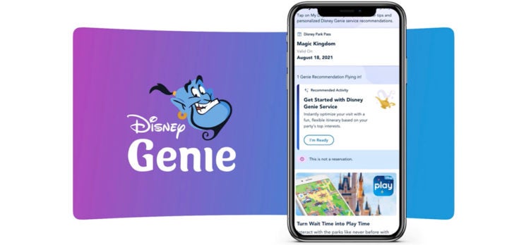 Disney Genie My Disney Experience Park App