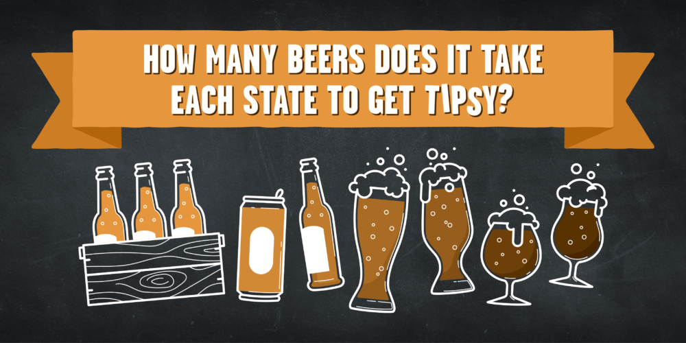 How Many Beers It Takes Each State to Get Tipsy [2021 Survey]