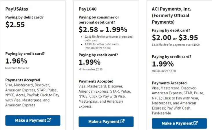 IRS approved payment processors IRS approved payment processors