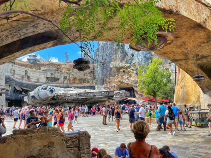 Millenium Falcon at Star Wars Galaxys Edge at Disneys Hollywood Studios Millenium Falcon at Star Wars Galaxys Edge at Disneys Hollywood Studios