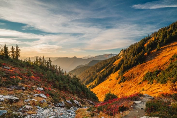 Mount Baker in the Cascade Mountains in Washington State Mount Baker in the Cascade Mountains in Washington State