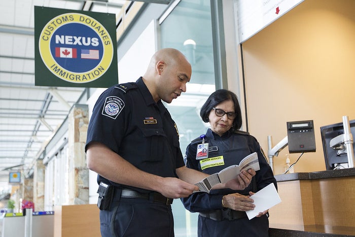 NEXUS U.S. Canada agents