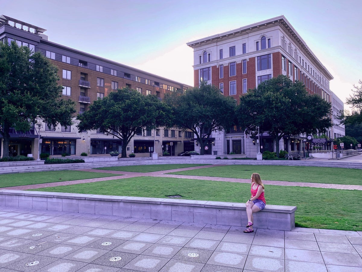 View of Andaz Savannah from Ellis Square