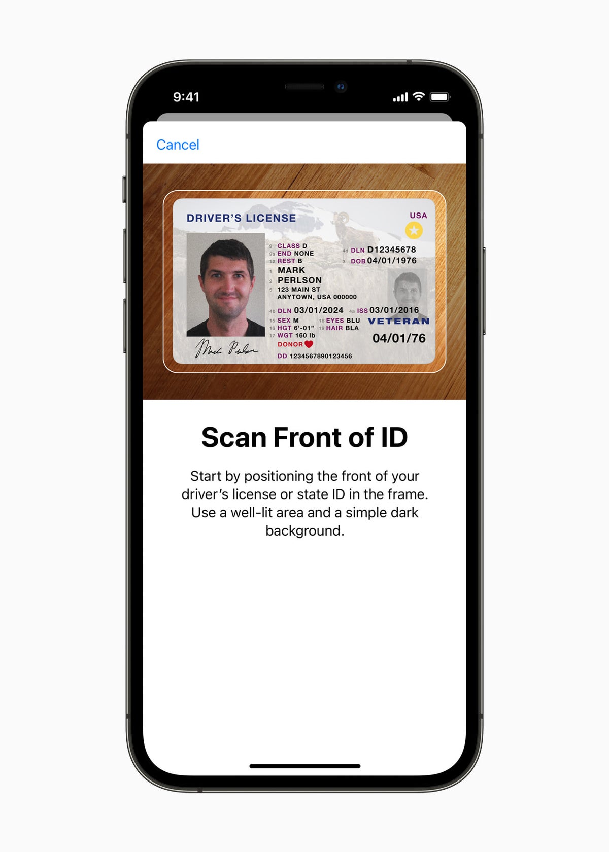 Apple Wallet State ID