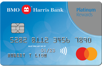 BMO Harris Bank Platinum Rewards Mastercard card art from Upgraded Points