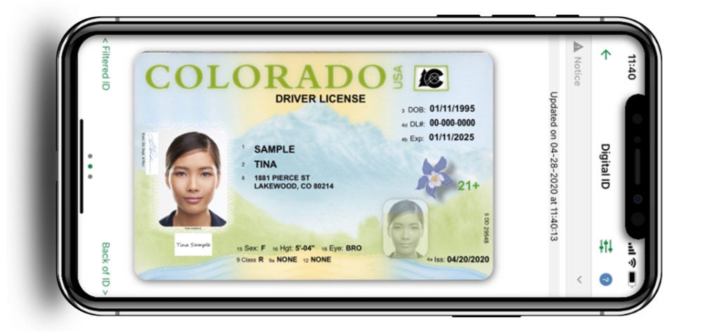 Colorado Digital Drivers License