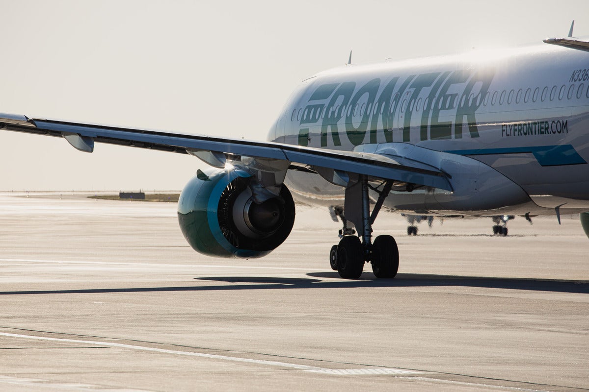 Frontier aircraft from side