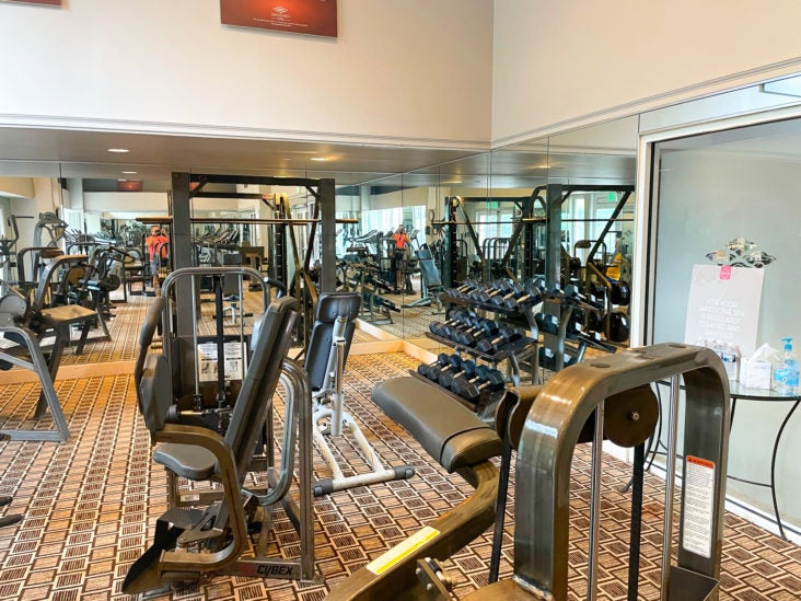 Loews Portofino Bay Orlando fitness center gym Loews Portofino Bay Orlando fitness center gym