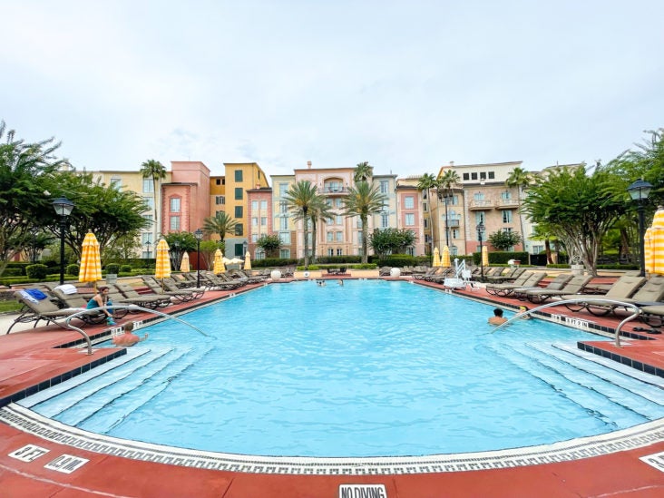 Loews Portofino Bay Orlando quiet pool Loews Portofino Bay Orlando quiet pool