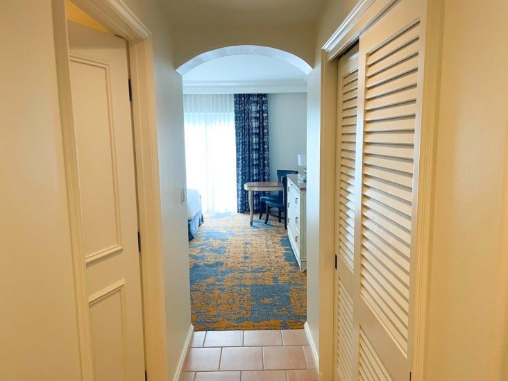 Loews Portofino Bay Orlando room entrance Loews Portofino Bay Orlando room entrance