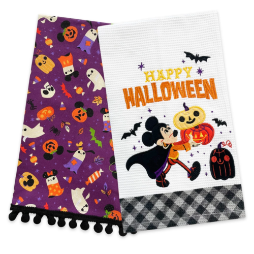 Mickey Mouse and Friends Halloween Kitchen Towel Set Mickey Mouse and Friends Halloween Kitchen Towel Set