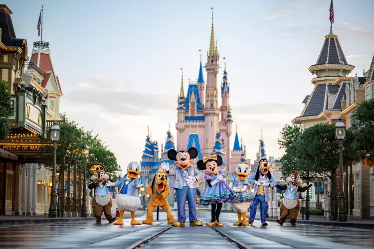 Mickey and Friends Disney 50th Anniversary at Magic Kingdom