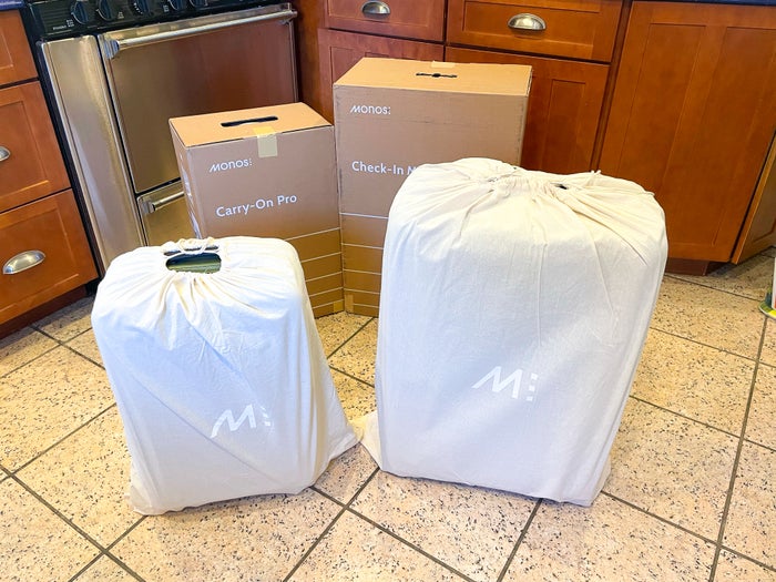 Olive Green Monos Luggage covers