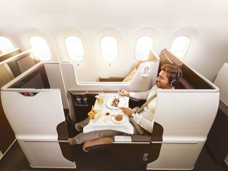 Oman Air business class Apex Suite