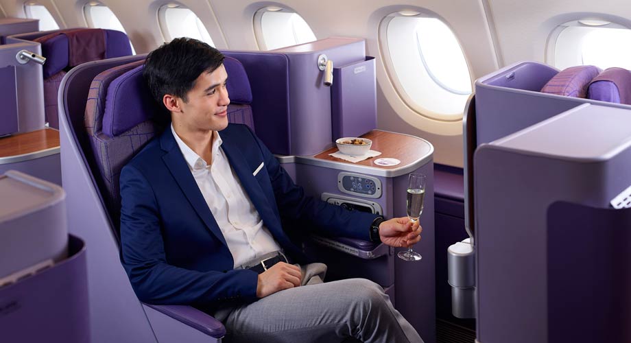 Thai Airways Royal Silk business class