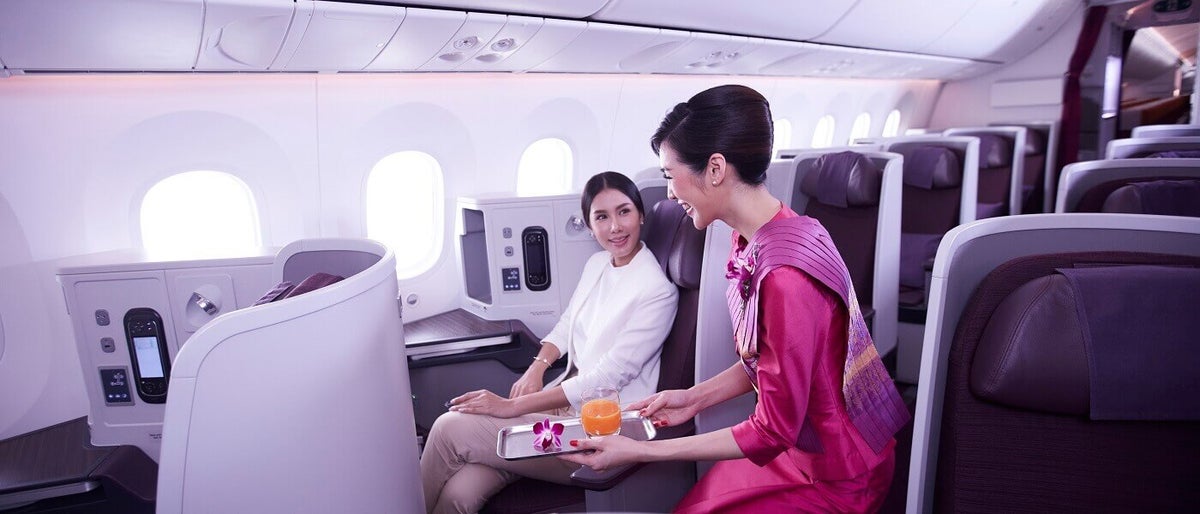 Thai Airways Royal Silk new business class