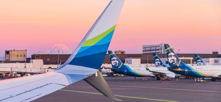 Alaska Airlines tailfins