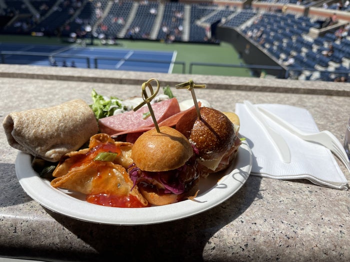 Amex U.S. Open Buffet Lunch Plate