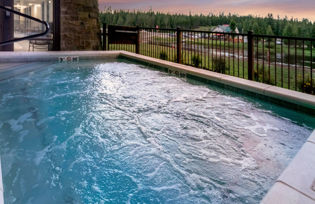 Hot tub at SpringHill Suites Island Park Yellowstone