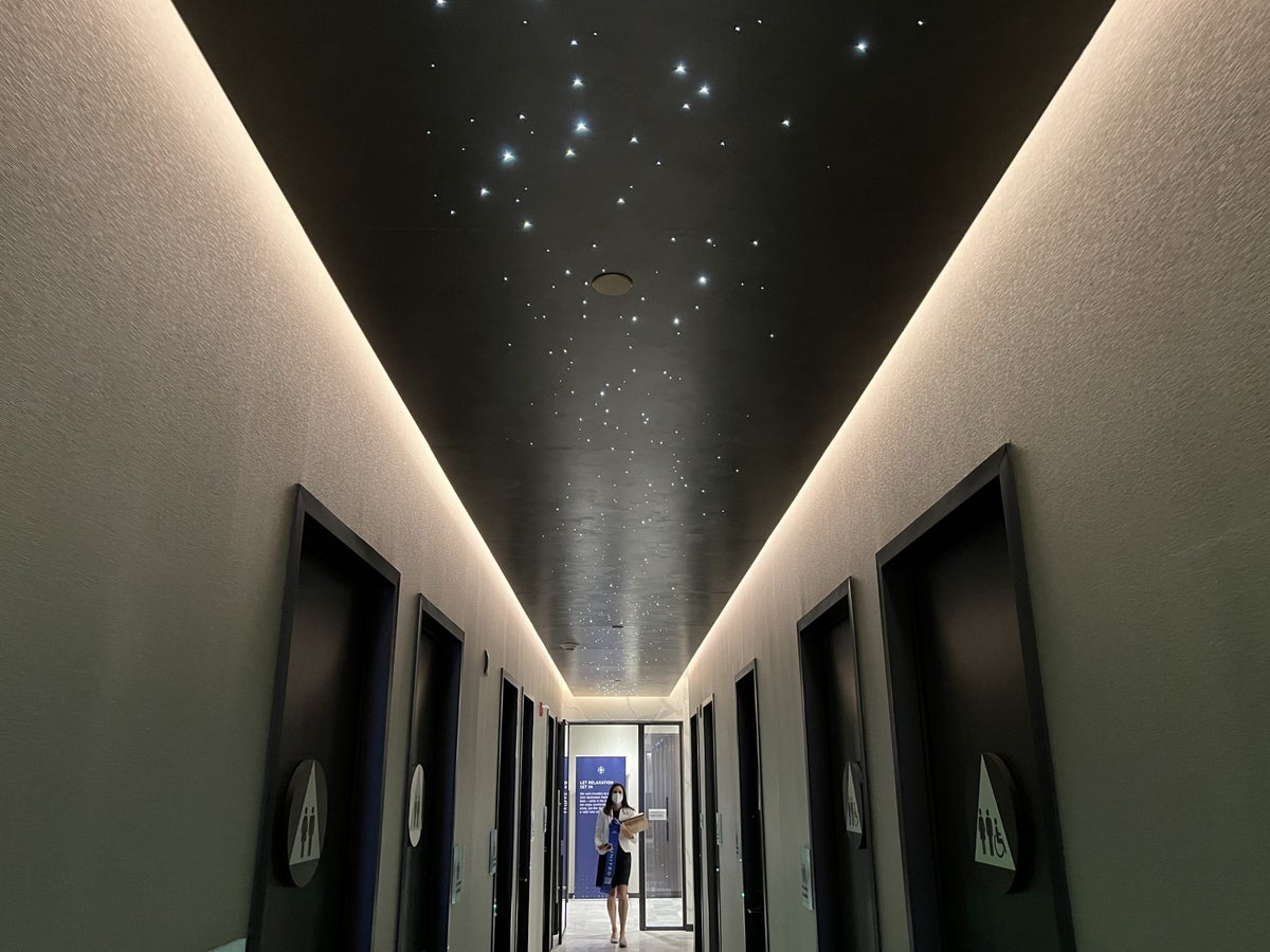 IAD Polaris Bathroom Hallway