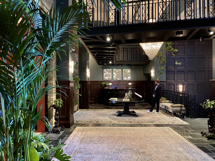 The NoMad London lobby and concierge 