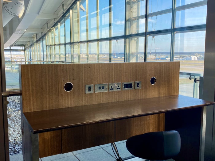 British Airways Galleries South Lounge seating