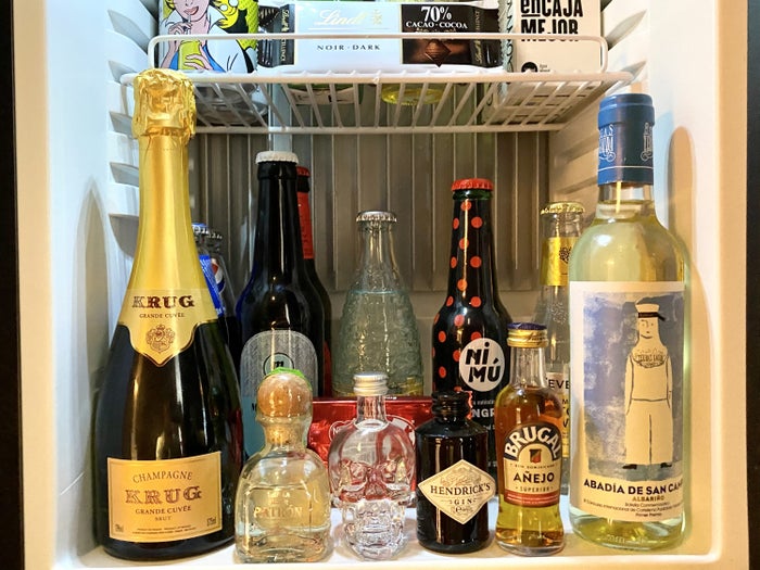 The Barcelona EDITION Deluxe Room 805 minibar