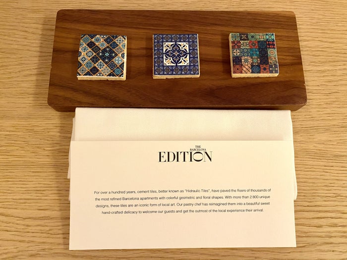 The Barcelona EDITION Welcome Gift