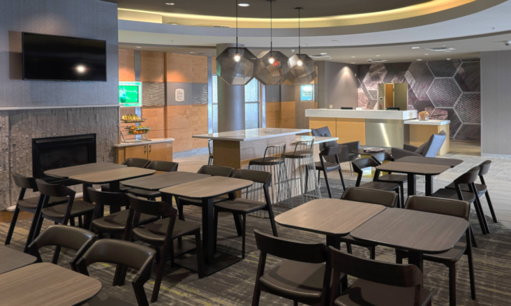 Lobby at SpringHill Suites Albany Colonie Lobby at SpringHill Suites Albany Colonie