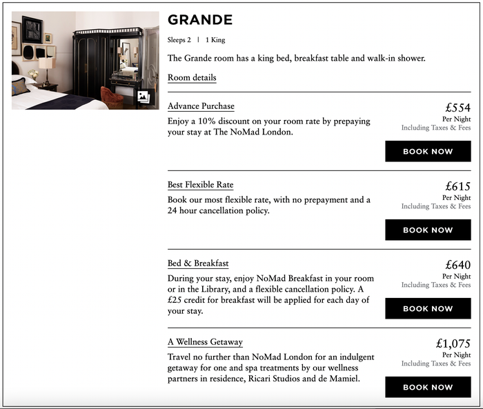 NoMad Grande Room Rate
