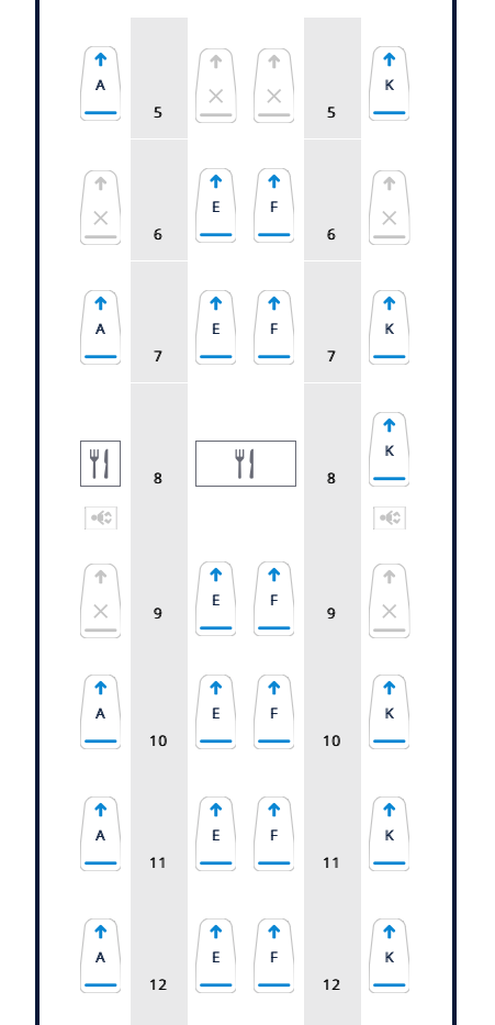 Club Suite seat map