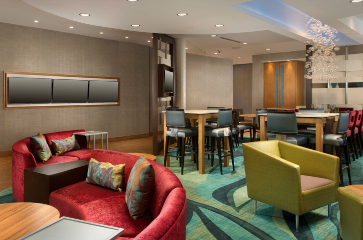 SpringHill Suites Bridgeport Clarksburg lobby SpringHill Suites Bridgeport Clarksburg lobby