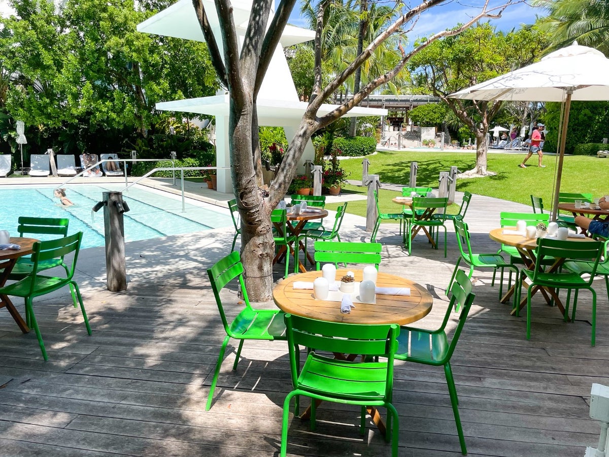 The Miami Beach EDITION Tropicale seating 