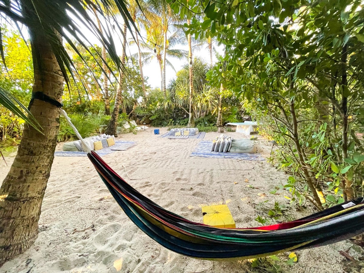 The Miami Beach EDITION Sandbox hammock 